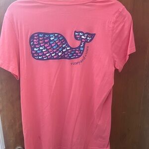 Vineyard Vines Pink Cotton Tee
